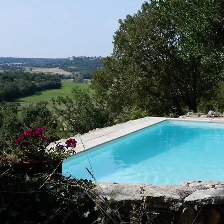 Mas En Pierres Seches Avec Piscine Lussan (Gard)