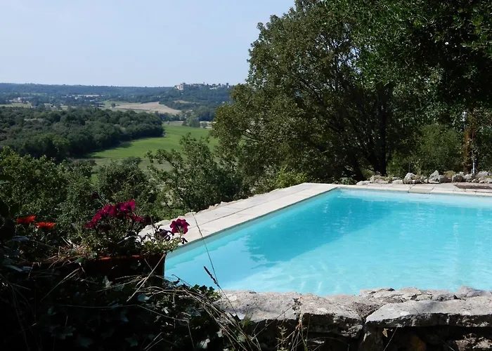 Mas En Pierres Seches Avec Piscine Lussan (Gard)